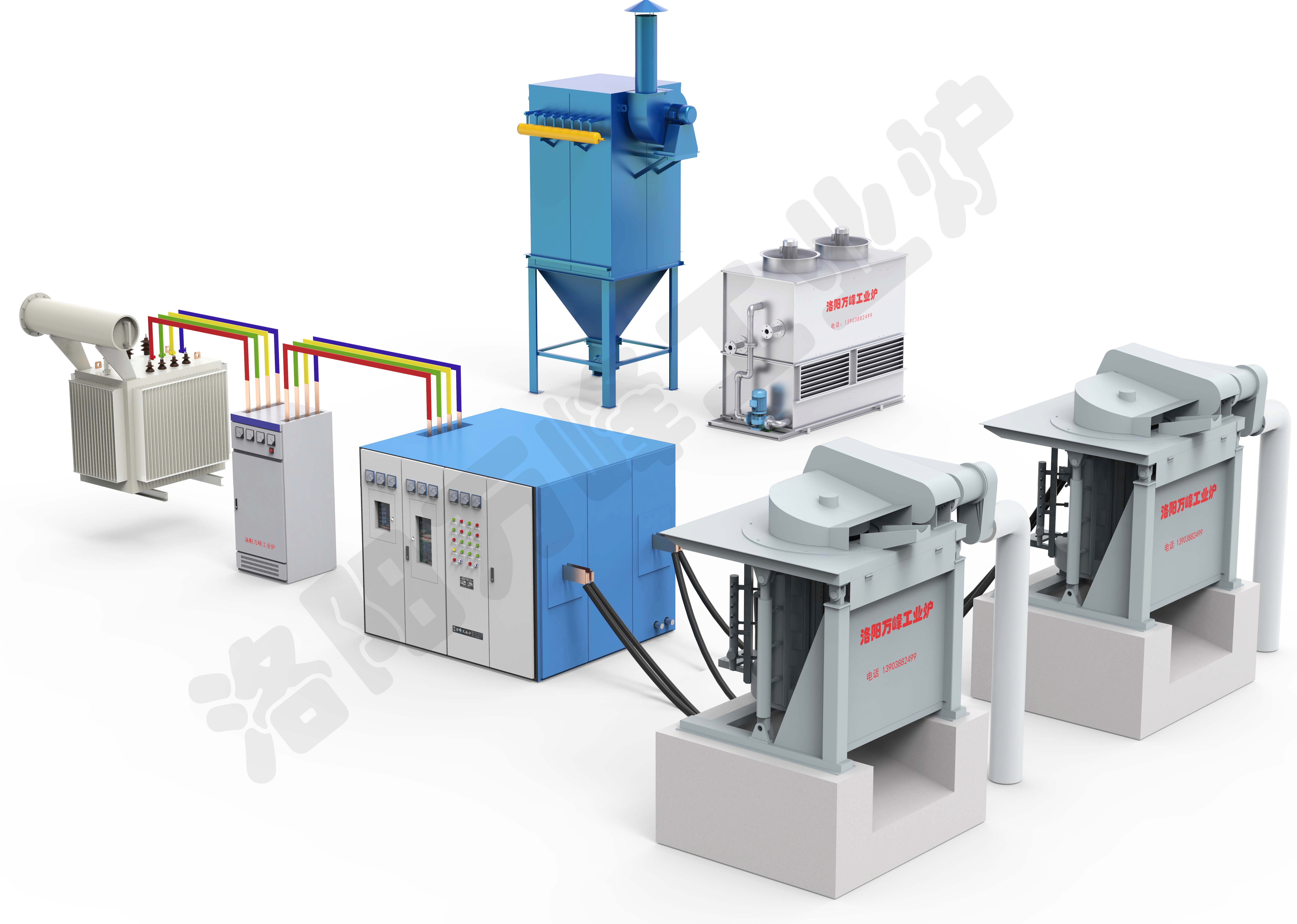 中頻爐冷卻水的溫度、壓力監(jiān)測方法