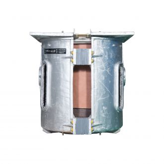 1噸中頻爐，中頻電爐，鋁殼爐的尺寸大?。海尻柸f峰工業(yè)爐）